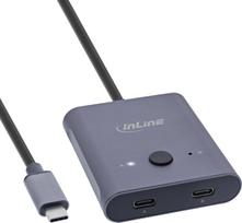 InLine InLine® USB-C switch, bidirectional switch, 10Gb/s, 100W | 60603T | 4043718318032