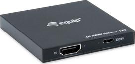 Equip Equip HDMI Splitter 1.4 2 Port Ultra Slim 4K/30Hz Black EndlessOS | 332715 | 4015867223215