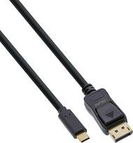Kabel USB InLine InLine® USB Display Cable, USB Type-C male to DisplayPort male (DP Alt Mode), 4K2K, black, 7.5m | 64127 | 4043718303168