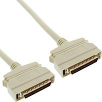 InLine InLine® SCSI II Cable 50 Pin mini Sub-D male to male 1m | 15520 | 4043718011285