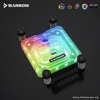 Barrow AMD chłodnica CPU RGB, akryl - biały | LTYK3A-04 V2 WHITE | 6937826692932