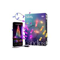 Twinkly  Candies 100 Candle-shaped RGB LEDs, Clear Wire, USB-C | TWKC100RGB-T | 8053614841165