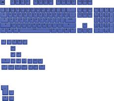 Glorious GPBT Basics Keycaps (GLO-KB-ACC-KC-GPBT-BA-MBLU-US) | GLO-KB-ACC-KC-GPBT-BA-MBLU-US | 810069977478
