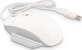Mysz LMP LMP Elite Pro Mouse USB-C/ USB-A white/silver | 26830 | 7640113438234