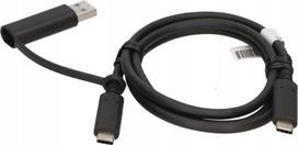 Kabel USB Lenovo USB-C - USB-C 1 m Black (USB-C Cable W/ Dongle TP) | USB-C Cable W/ Dongle TP | 5706998104106