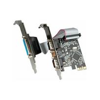 Value PCI-Express-Kaart, port szeregowy RS232, D-Sub 9, 2 porty, port równoległy EPP/ECP2S, 1 port | 15.99.2116 | 7611990185788