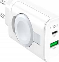 charger Fixed Power Socket Travel Charger - ładowarka Apple Watch/USB-C/USB-A 33W White | FIXC33-CUW-WH | 8591680171316