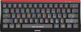 Klawiatura Marvo Marvo Hecate 61B, klawiatura US, do gry, mechaniczna rodzaj przewodowa (USB), czarna, RGB, niebieskie przełączniki | KG962G EN-B | 6932391928981