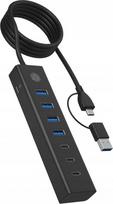 IcyBox ICY BOX IB-HUB1737-C3 7-Port USB 3.2 Gen 1 | IB-HUB1737-C3 | 4250078173991