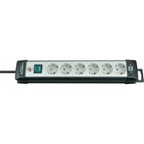 Listwa zasilająca Brennenstuhl Premium-Line przeciwprzepięciowa 6 gniazd 3 m czarno-szara (1951560100) | 1951560100 | 4007123624225