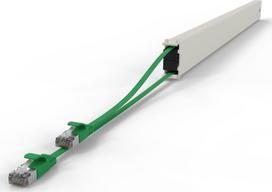 PATCHBOX CONE46STPGR kabel sieciowy Green 2,5 m Cat6a U/FTP (STP) | CONE46STPGR | 4262427630413