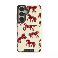 Mustang - Samsung Galaxy S25 Case, Elite Dark (Magnetic) / Gold
