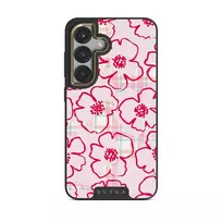 Flower Girl - Samsung Galaxy S25 Case, Elite Dark (Magnetic) / Gold