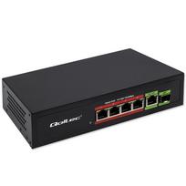 Qoltec Ethernet PoE SWITCH 4x RJ45 PoE 1x RJ45Upli | 52296 | 5901878522968