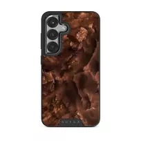 Toasted Chestnut - Brown Samsung Galaxy S25 Plus Case, Elite Dark (Magnetic) / Gunmetal