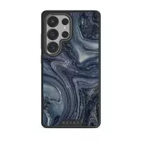 Navy Trench - Blue Samsung Galaxy S25 Ultra Case, Elite Dark (Magnetic) / Gunmetal