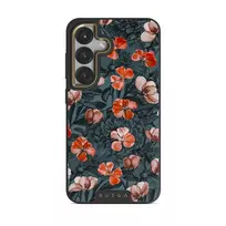No Rain No Flowers - Samsung Galaxy S25 Case, Elite Dark (Magnetic) / Gold