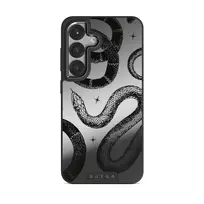 Poison - Samsung Galaxy S25 Case, Elite Mirror (Magnetic) / Gunmetal