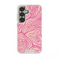 Pink Shores - Samsung Galaxy S25 Case, Elite Light (Magnetic) / Gold