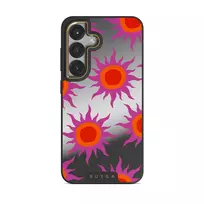 Sunset Glow - Samsung Galaxy S25 Plus Case, Elite Mirror (Magnetic) / Gold