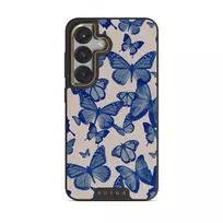 Butterfly Effect - Samsung Galaxy S25 Case, Elite Dark (Magnetic) / Gold