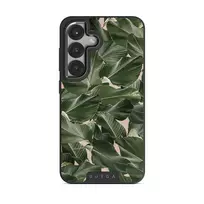 So Lush - Bannana Leaves Samsung Galaxy S25 Plus Case, Elite Dark (Magnetic) / Gunmetal