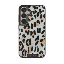 Baby Leo - Leopard Samsung Galaxy S25 Case, Elite Dark (Magnetic) / Gold