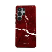 Iconic Red Ruby - Marble Samsung Galaxy S25 Ultra Case, Tough (Magnetic) / N/A