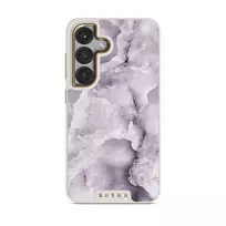 Black Currant - Samsung Galaxy S25 Case, Elite Light (Magnetic) / Gold