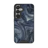 Navy Trench - Blue Samsung Galaxy S25 Case, Elite Dark (Magnetic) / Gunmetal