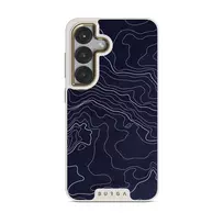 Drifting Shores - Line Art Samsung Galaxy S25 Plus Case, Elite Light (Magnetic) / Gold
