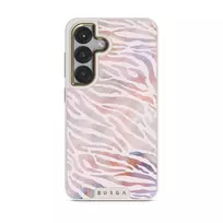 Sultry July - Zebra Samsung Galaxy S25 Plus Case, Elite Light (Magnetic) / Gold