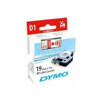 Dymo D1 19X7 CZERWONO/BIALA (S0720850) | S0720850