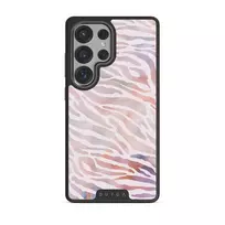 Sultry July - Zebra Samsung Galaxy S25 Ultra Case, Elite Dark (Magnetic) / Gunmetal