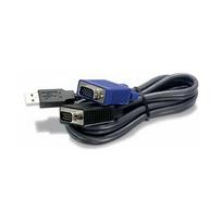 Kabel USB TRENDnet USB-A - D-Sub (VGA) 4.5 m Black (TKCU15) | TKCU15 | 0710931304367