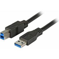 Kabel USB EFB USB-A - USB-B 1.8 m Black (K5236.1,8) | K5236.1,8 | 4049759082246