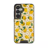 Lemon Juice - Samsung Galaxy S25 Plus Case, Elite Dark (Magnetic) / Gold