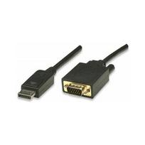 Kabel Techly DisplayPort - D-Sub (VGA) 1.8m Black (ICOC-DSP-V-018) | ICOC-DSP-V-018 | 8057685306288