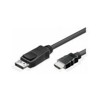 Kabel Techly DisplayPort - HDMI 1m Black (ICOC-DSP-H-010) | ICOC-DSP-H-010 | 8057685304314