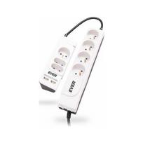 EVER Office Plus surge protector 1.2m + 1.8m T / LZ06-OFP018 / 0000 | T/LZ06OFF018/0000 | 5907683604462