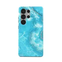 Ocean Waves - Blue Samsung Galaxy S25 Ultra Case, Tough (Magnetic) / N/A
