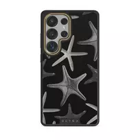 Midnight Ocean - Samsung Galaxy S25 Ultra Case, Elite Dark (Magnetic) / Gold