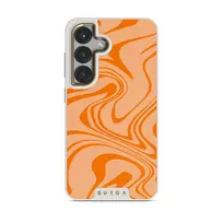 High Vibrations - Color Swirl Samsung Galaxy S25 Plus Case, Elite Light (Magnetic) / Gold