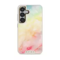 New Flame - Rainbow Samsung Galaxy S25 Case, Elite Light (Magnetic) / Gold