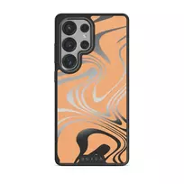 High Vibrations - Color Swirl Samsung Galaxy S25 Ultra Case, Elite Mirror (Magnetic) / Gunmetal