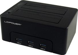 Stacja dokująca LC-Power 2.5"/3.5" SATA - USB 3.2 Gen 1 (LC-DOCK-U3-HUB) | LC-DOCK-U3-HUB | 4260070120282