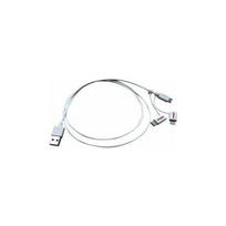 Kabel USB Roline USB-A - microUSB + USB-C 1 m White (JAB-4216448) | JAB-4216448 | 7611990961375