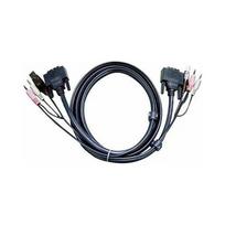 Aten Kable KVM, 3m, Black (2L-7D03U) | 2L-7D03U | 4710423774865