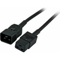 Kabel zasilający EFB EFB Kaltgeräteverl. C20 180°-C19 180°,sw,1.8m,3x1.50mm | EK519.1,8 | 4049759083861