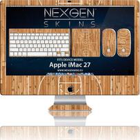 Nexgen Skins Zestaw skórek na obudowę z efektem 3D iMac 27 (Hardwood Classic 3D) | 33243-uniw | 758524873999